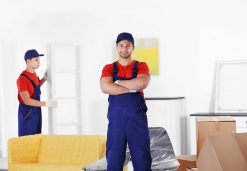 Packed van with reusable materials and recycling-focused moving supplies