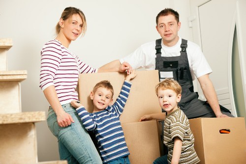 Commercial moving team planning a Highbury office relocation