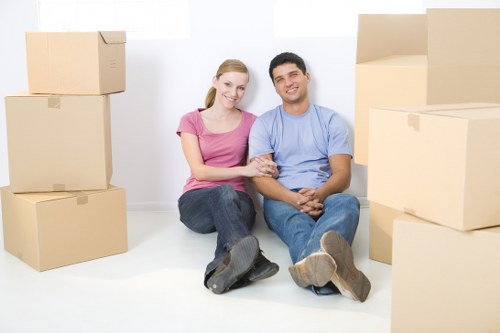 Professional house removalists in Highbury loading furniture safely
