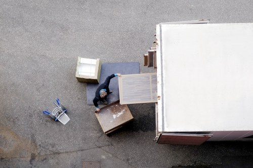 Local Highbury van driver helping with furniture transport