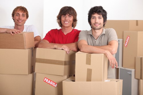 Commercial moving services in Highbury handling desks, files, and equipment
