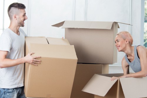 Local removal team managing a moving day in Highbury